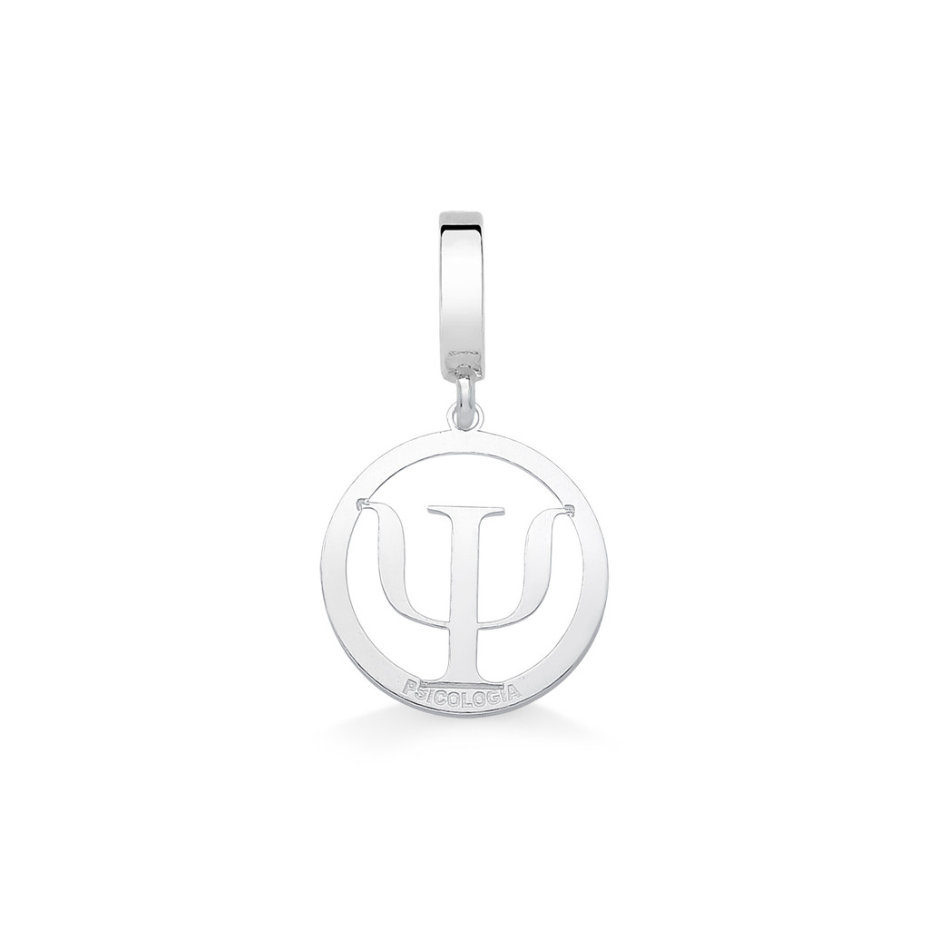 Berloque Profissão Psicologia Prata 925 em Oferta na Shopee