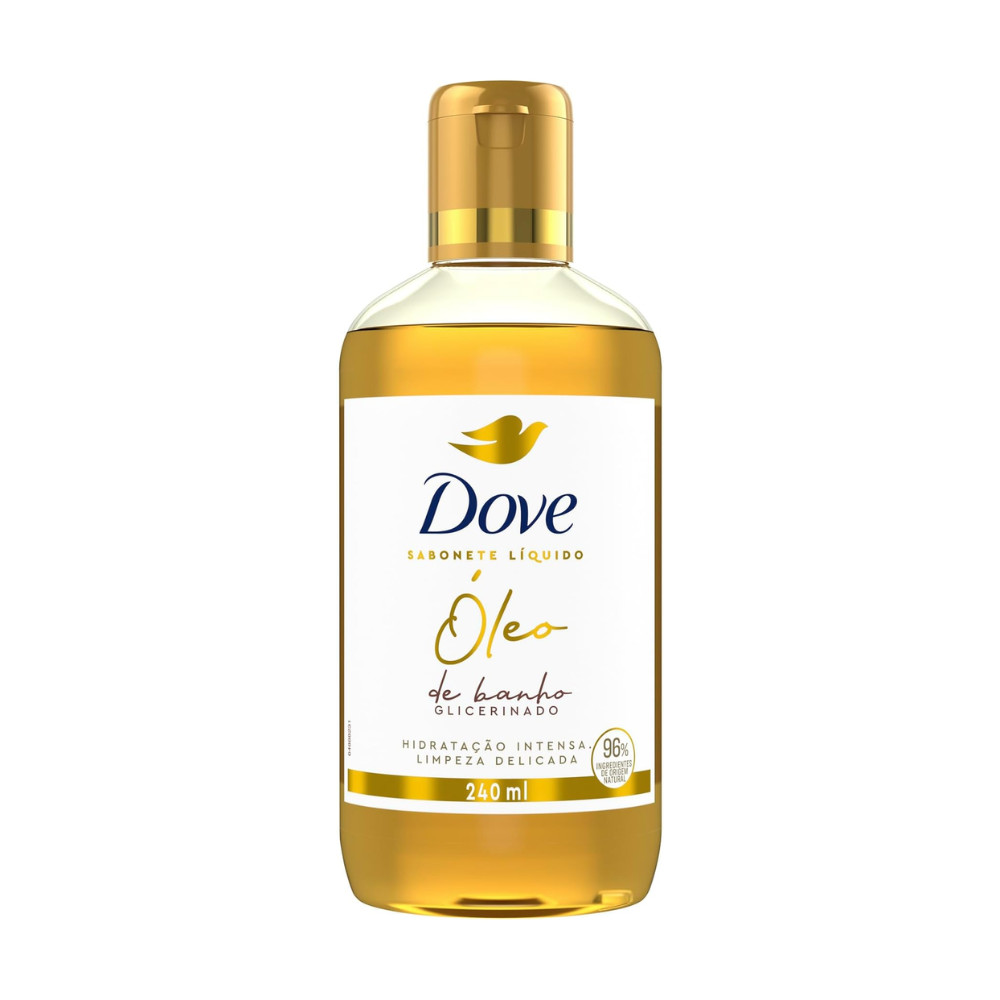 Sabonete Líquido Dove Óleo de Banho Glicerinado 240ml em Oferta na Shopee