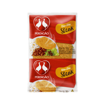 Empanado de frango steak dia a dia pacote Perdigão 100g