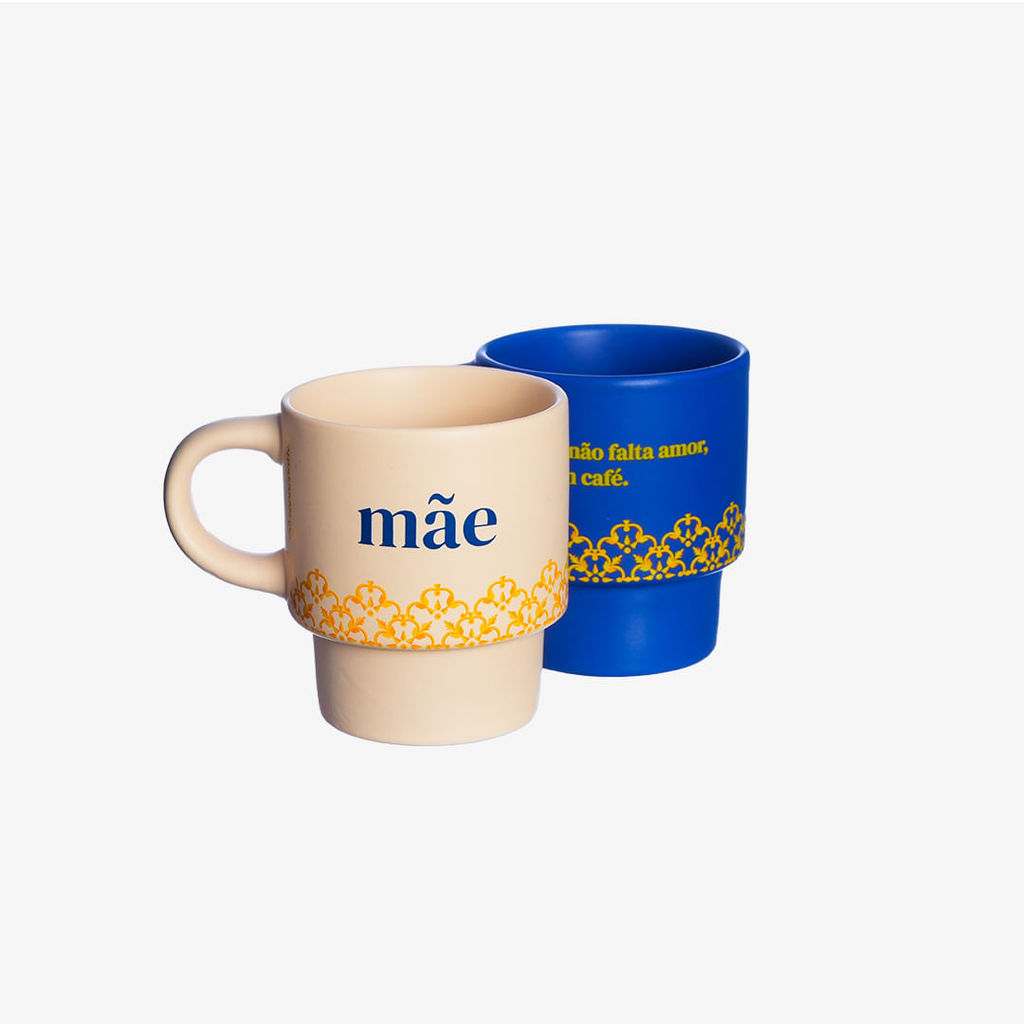 Kit Canecas Empilháveis Mãe Azulejo – Zonacriativa em Oferta na Shopee
