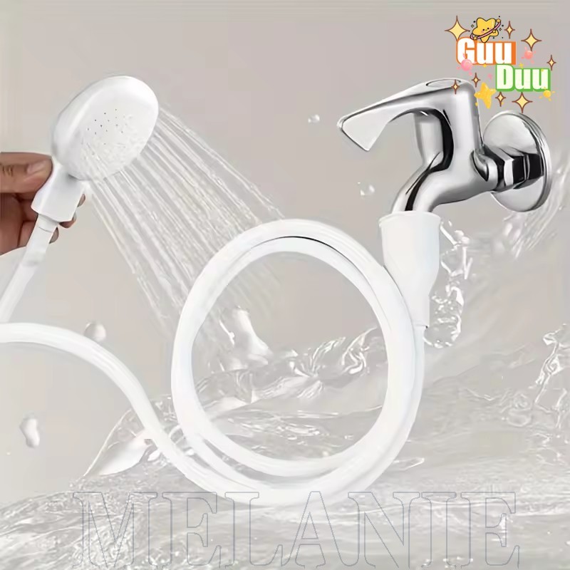 [Guudu] Aspersor De Chuveiro De Torneira Multifuncional-Cabeça Mangueira De Borracha-Mão Para Banheiro-Extensor Pia-Banh