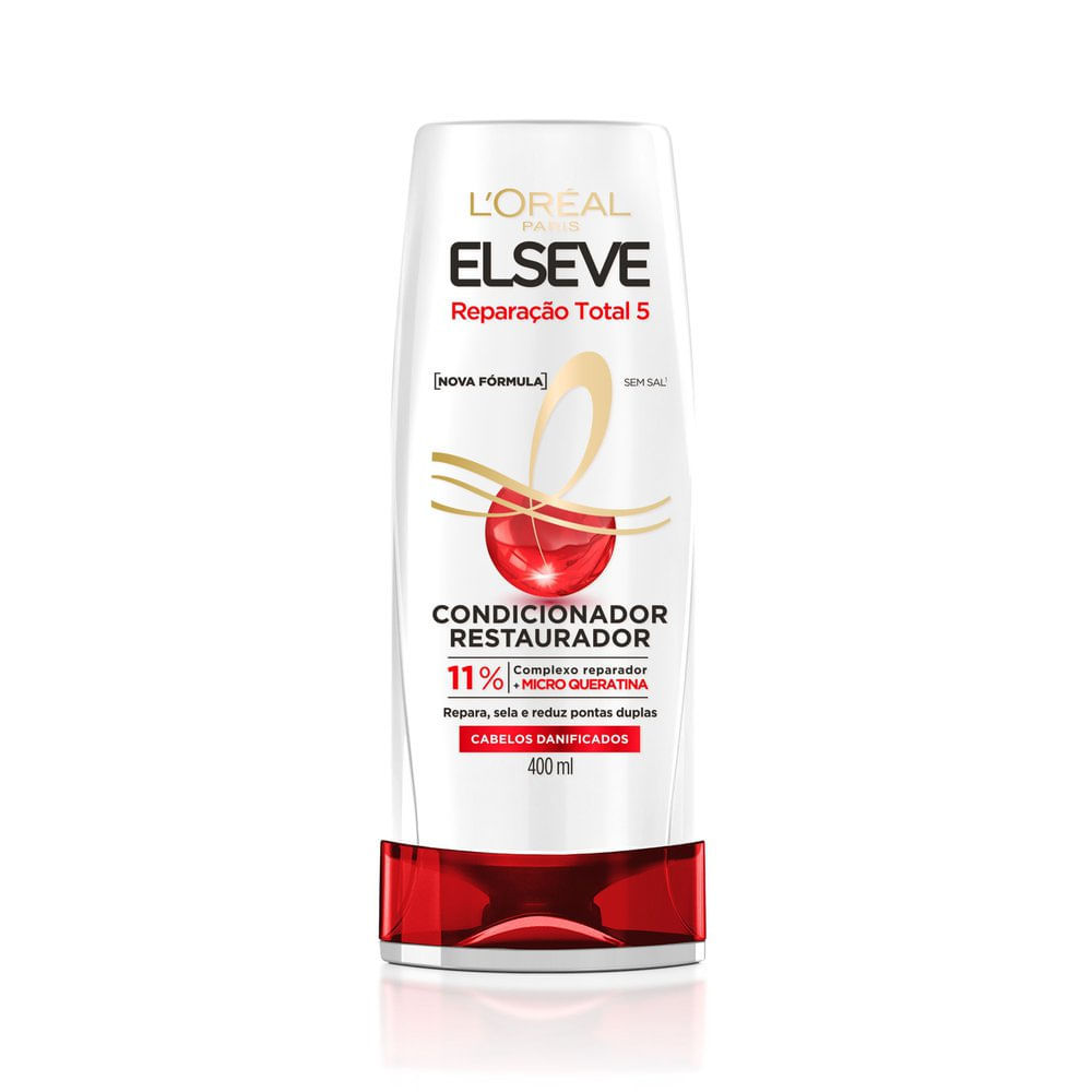 Condicionador Elseve Reparação Total 5 400ml em Oferta na Shopee