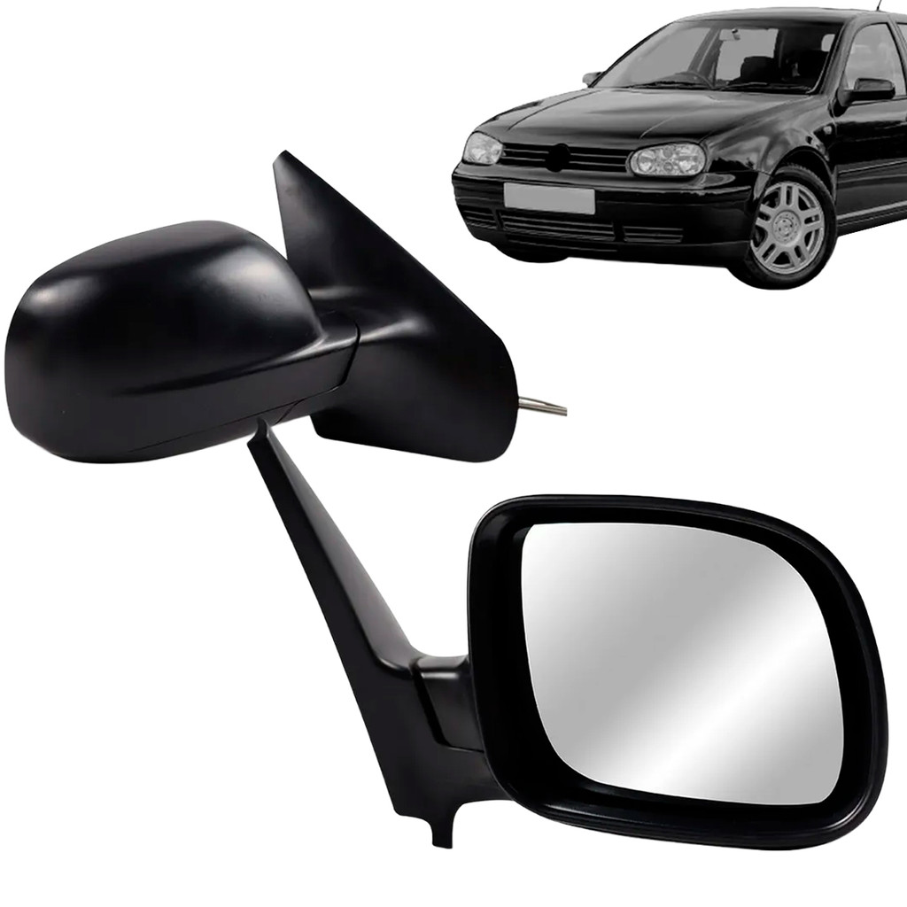 Retrovisor Golf Bora 98 99 00 01 02 03 2004 2005 2006 2007 Controle Interno Pequeno Lado Direito
