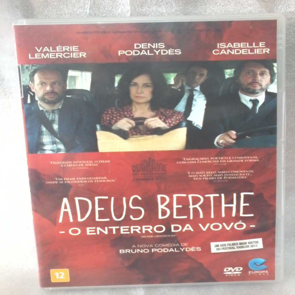 DVD Adeus Berthe - O enterro da vovó editora Bruno Podalydès |