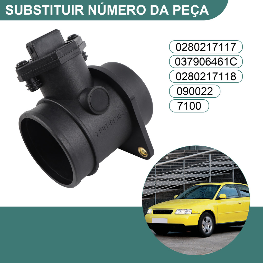 Detalhes do Sensor Fluxo Ar Maf Audi A3 1.8 Turbo 1997 A 2000 0280217117
