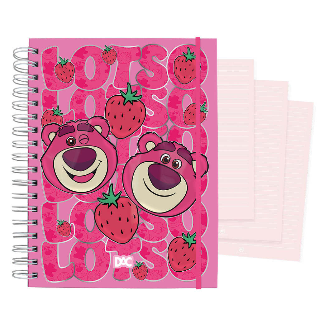 Caderno Smart Colegial Ursinho Lotso 80 fls - DAC