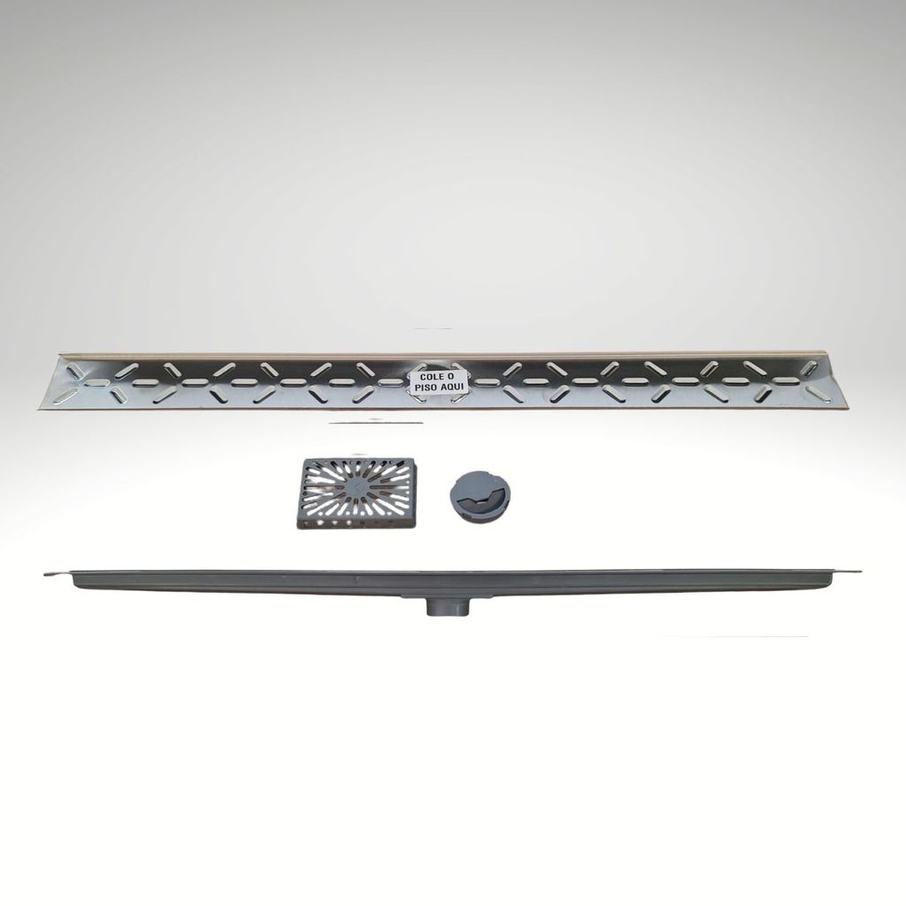 RALO LINEAR ESSENCE BASE PVC 90X8 CM COM TAMPA INVISIVEL 304
