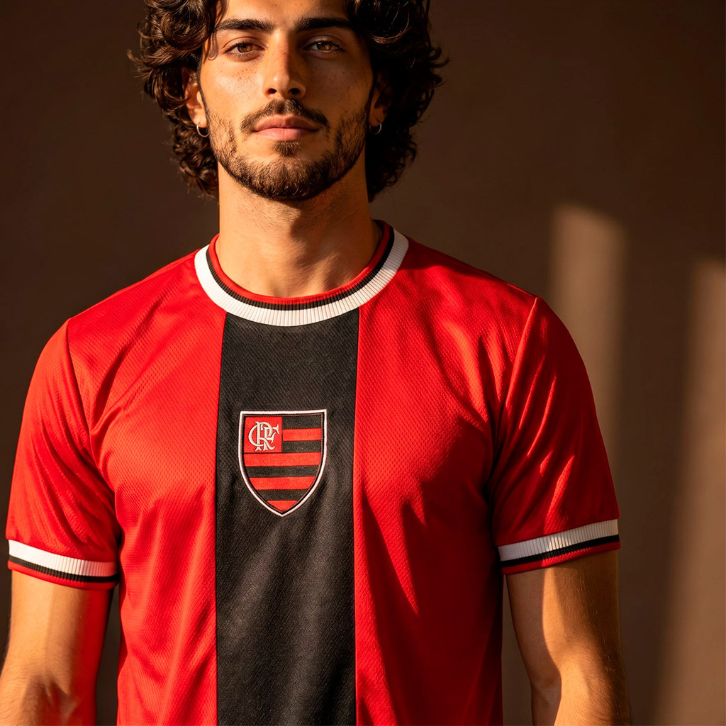 Camisa Flamengo Blackline Dry Masculina