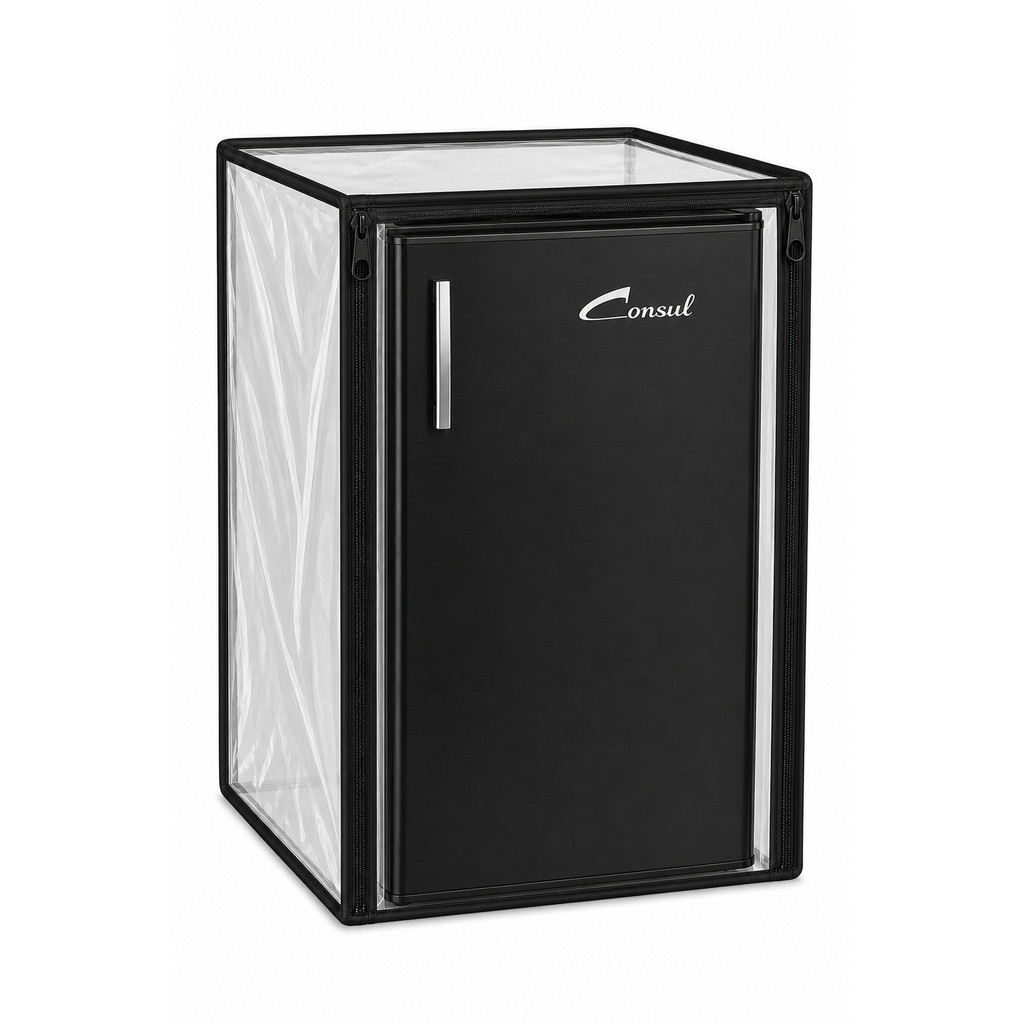 Capa Pra Frigobar Consul Retro 117L CRA12ME Pvc Transparente