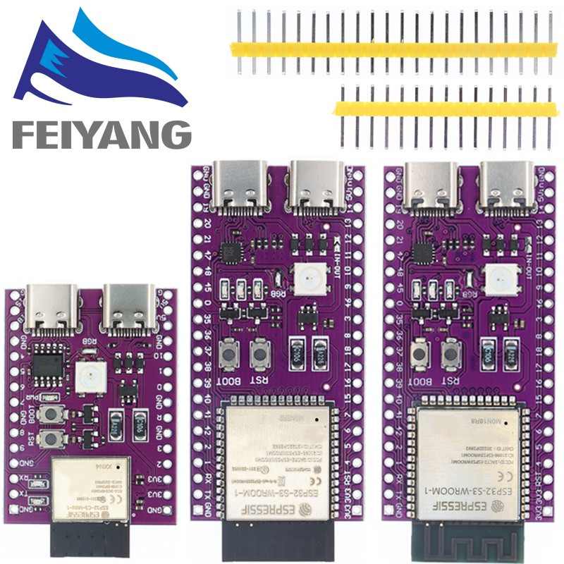 ESP32 ESP32-C3 AI-DevKitM-1 MINI S3 N16R8-DevKit C Placa De Desenvolvimento USB Tipo Dupla