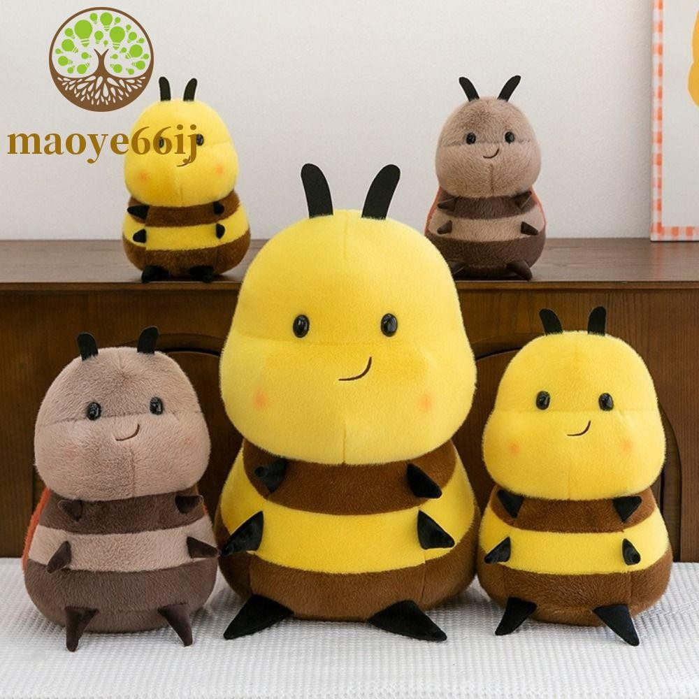 MAOYE66 Abelha PLushie , Animal De Pelúcia Inseto Brinquedos Mel , Kawaii Decoração De Casa Dos Desenhos Animados Boneca