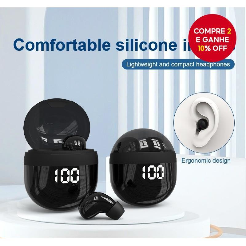 Sk18 Superbass Earphones Tws Fone de Ouvido Bluetooth Sem Fio Microfone Smart Touch Cancelamento de Ruído Fones — R$ 31,62 em Shopee, 51% OFF