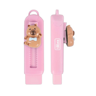 Borracha Retrátil Capivara CapyClub - Tilibra em Oferta na Shopee