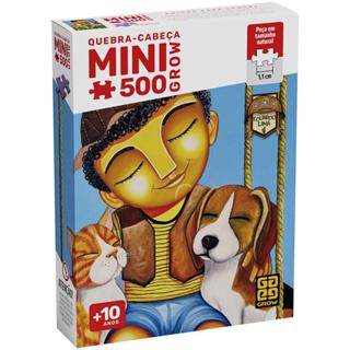Mini Quebra-Cabeça 500 peças Amigos para Sempre Eduardo Lima Mini Quebra-Cabeça 500 peças Melhores Amigos Eduardo Lima em Oferta na Shopee