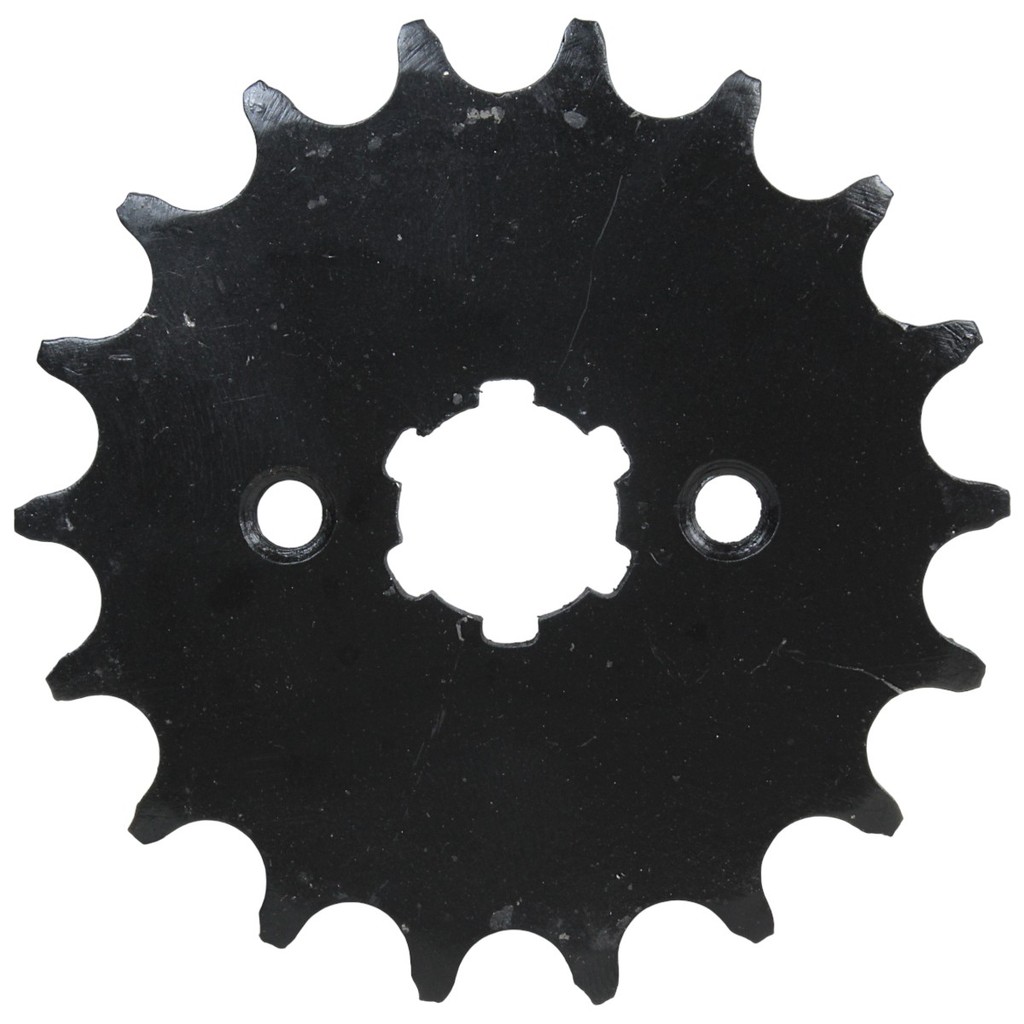 Pinhão de transmissão relação 18 428 YBR125 Factor XTZ125 CG125 Fan Titan Today XLR125 XLS125 XT225 TDM225 DT180 NX150