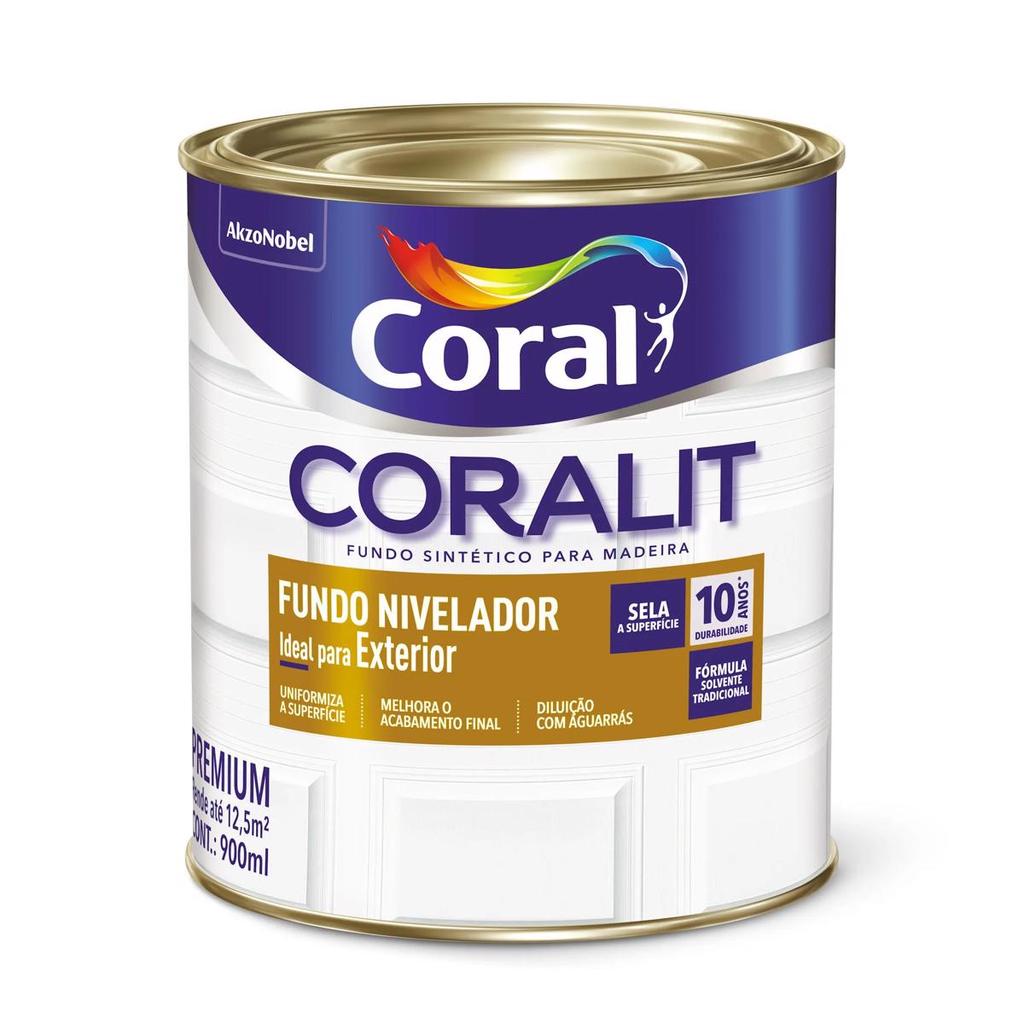 FUNDO SINT NIVELADOR BRANCO CORAL 900ML