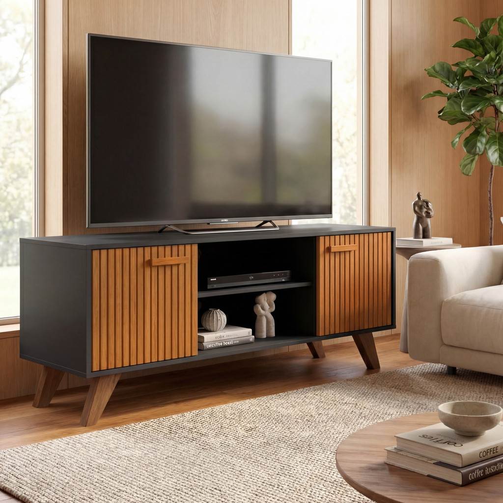 QUEIMA DE ESTOQUE!! - Rack Para Sala de Estar, Estante para TV Moderno para até 50 Polegadas