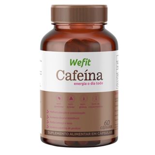Cafeina 60 capsulas - WeFit em Oferta na Shopee