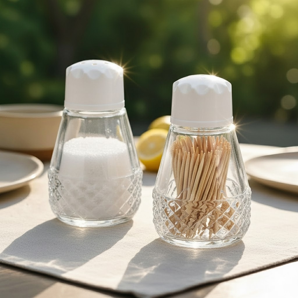 Conjunto Barroco Saleiro E Paliteiro Uso Diario em Oferta na Shopee