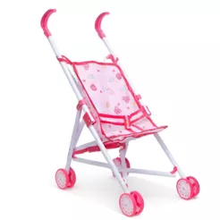 Carrinho De Boneca Dobravel Rosa De Doces Standard Castela Brinquedo Infantil Meninas Presente