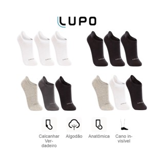 Meia invisível soquete sapatilha kit com 3 pares em Oferta na Shopee