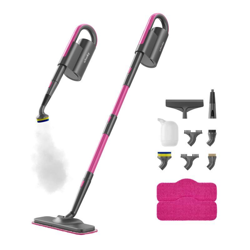 Schenley 7 Em 1 Steam Mop Design De Haste Dupla Com Vaporizador Portátil Removível Para Paredes , Argamassas , Pisos , A