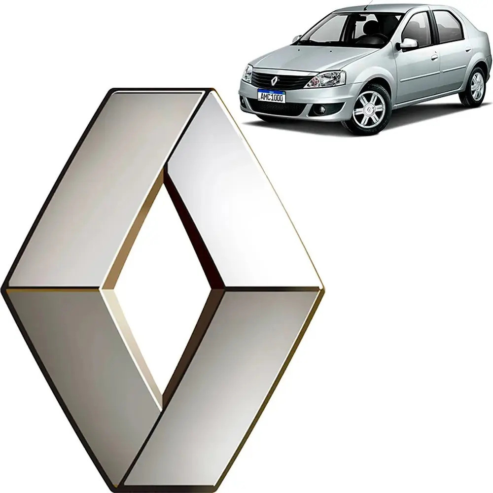 Emblema Renault Porta Malas Clio Sandero Duster Fluence