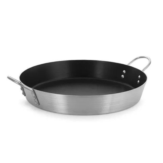 Imagem Paella Wok Frigideira Grande Tacho Profissional 60 Cm Antiaderente