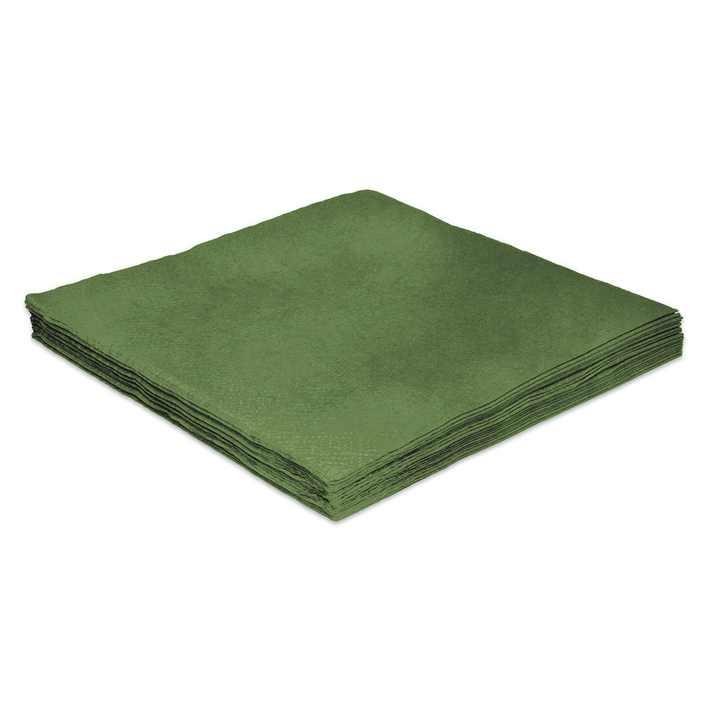 Guardanapo de Papel Folha Dupla 20 Folhas Verde - Silver Pla