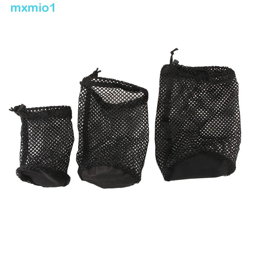 MXMIO1 Sacos De Bola De Golfe Leve Acessórios Esportes Malha Net 16/32/56 Saco De Transporte Preto Cordão Bolsa