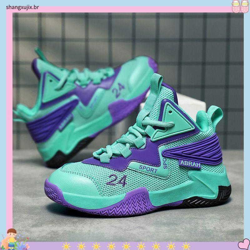 kit tênis infantil masculino tênis infantil masculino Sapatos para meninos 2024 Novos tênis de basquete para crianças