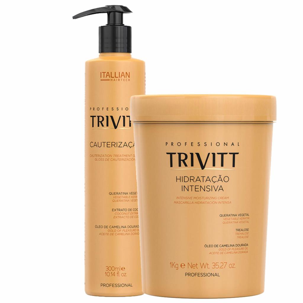 Trivitt - Cauterizaçao Gloss 250Ml + Hidratacao 1Kg
