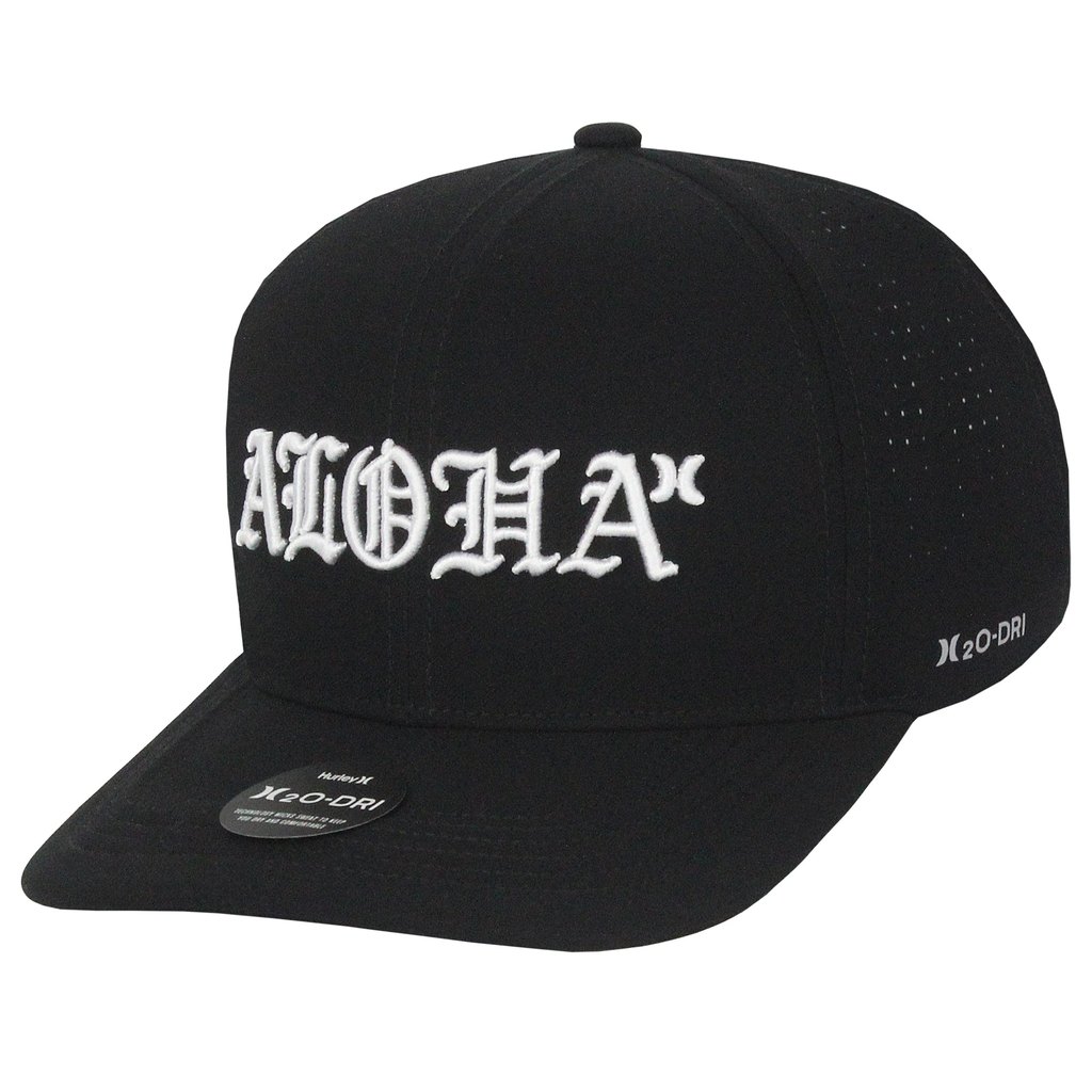 Boné Hurley Flat Aloha Preto Importado