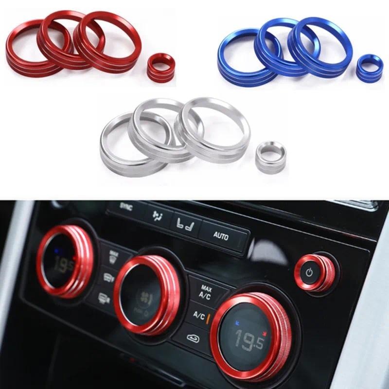 Botões De Volume De Ar Condicionado Do Carro Círculo De Áudio Capa Guarnição Anel Para Land Rover Discovery 5 L462 LR5 2