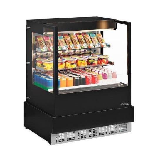 Vitrine Refrigerada 1,00m GGEA-100/PR Linha Padaria e Conveniência 220V - Gelopar