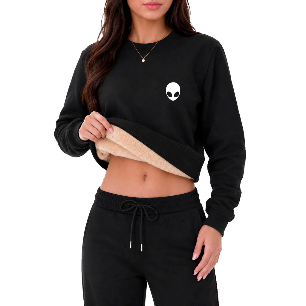 Casaco Moletom Feminino Lan De Carneiro Importado Casaco Feminino Luxuoso