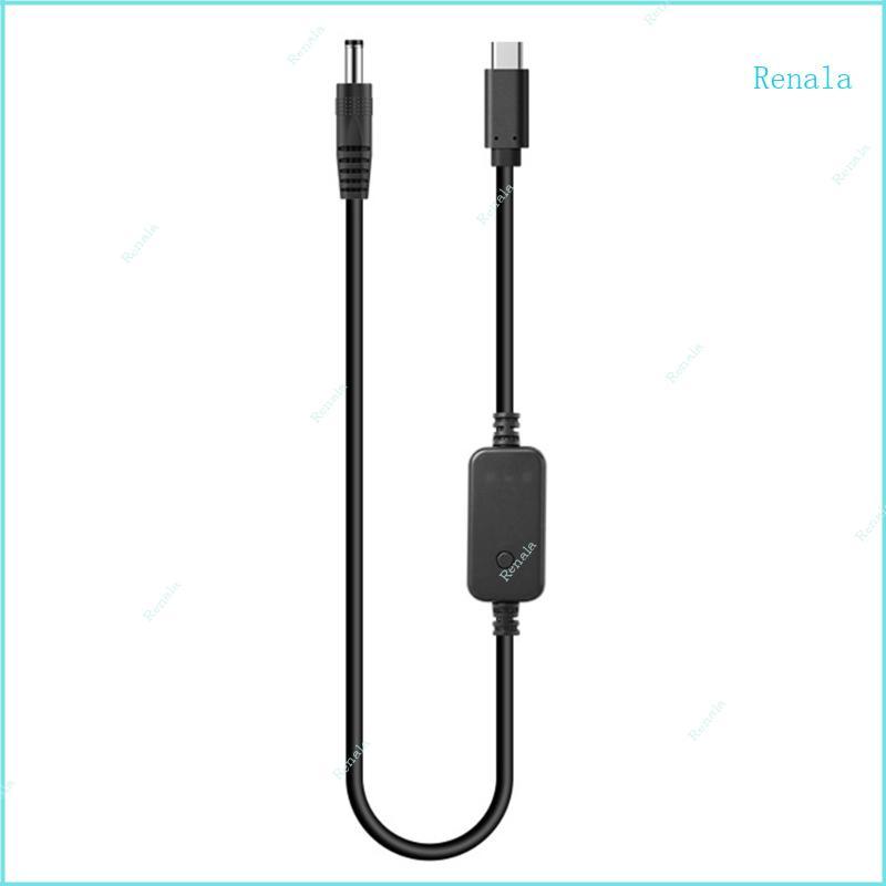 Adaptador Renala Versátil Tipo C PD60W Para DC5525 Oferecendo Fonte Alimentação Ajustável 5V 9V 12V 15V 20V