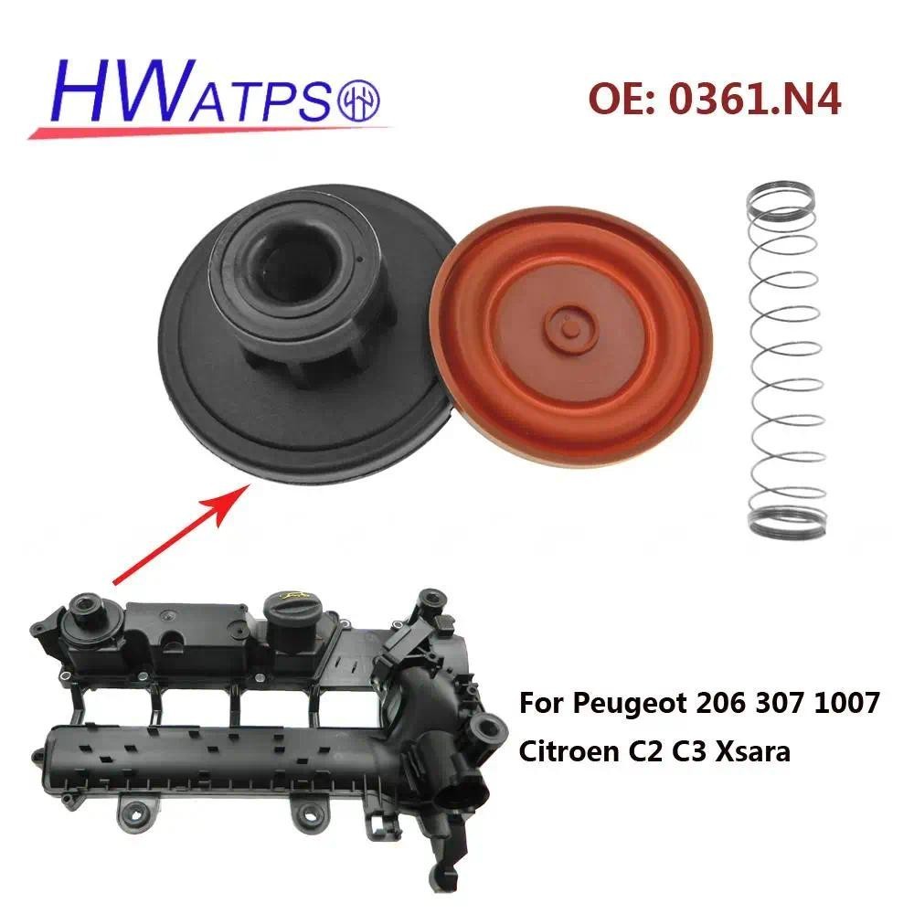 Kit De Reparo Da Tampa Válvula PCV Do Motor Carro Com Membrana Para Peugeot 206 307 1007 Citroen C2 C3 Xsara 98-19 0361