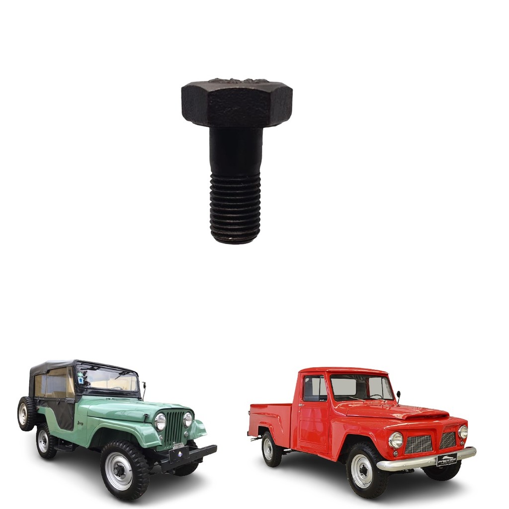 Parafuso Da Coroa Jeep / Rural / F 75 Ford Willys