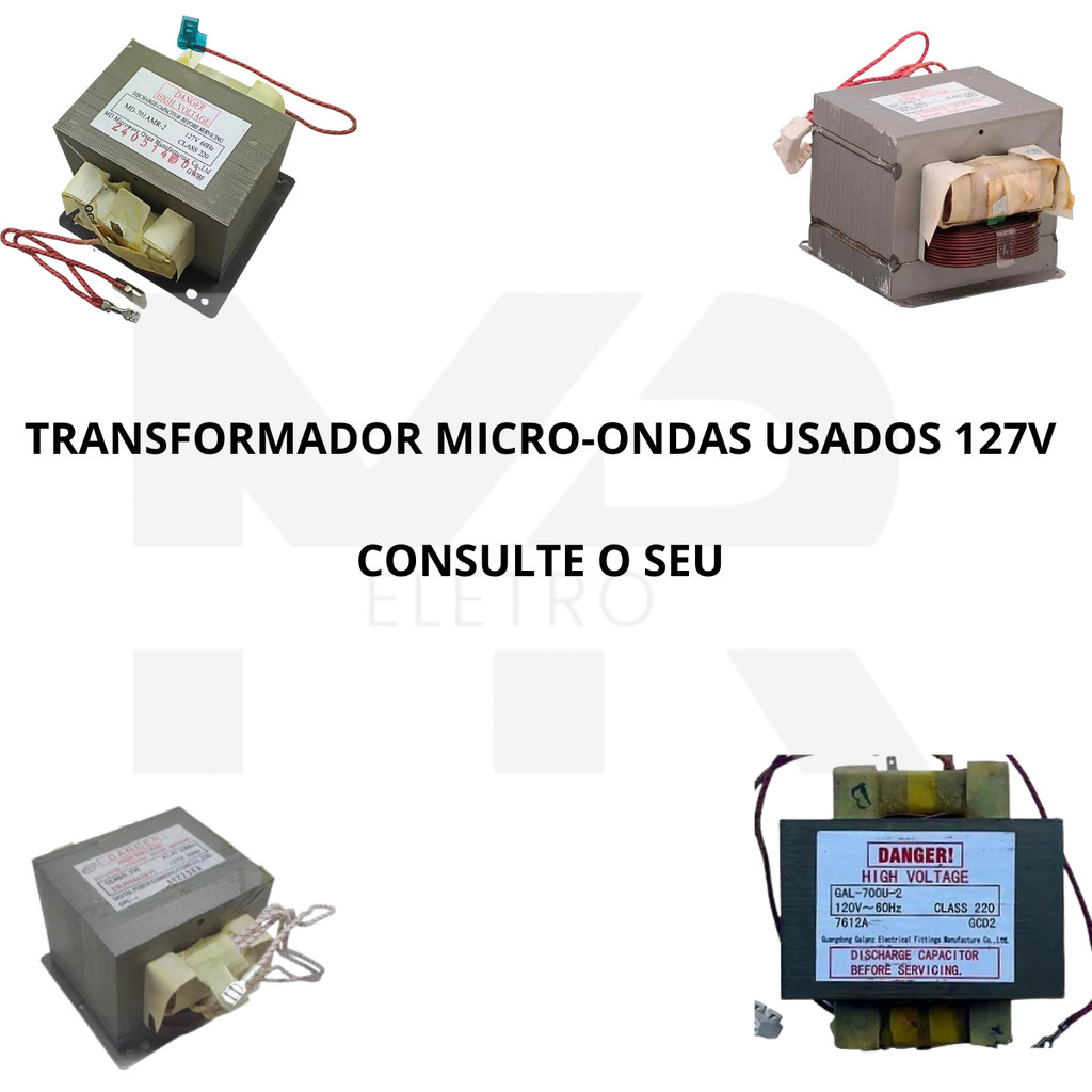 Transformador Para Micro-ondas Usado 127V Consulte Modelos
