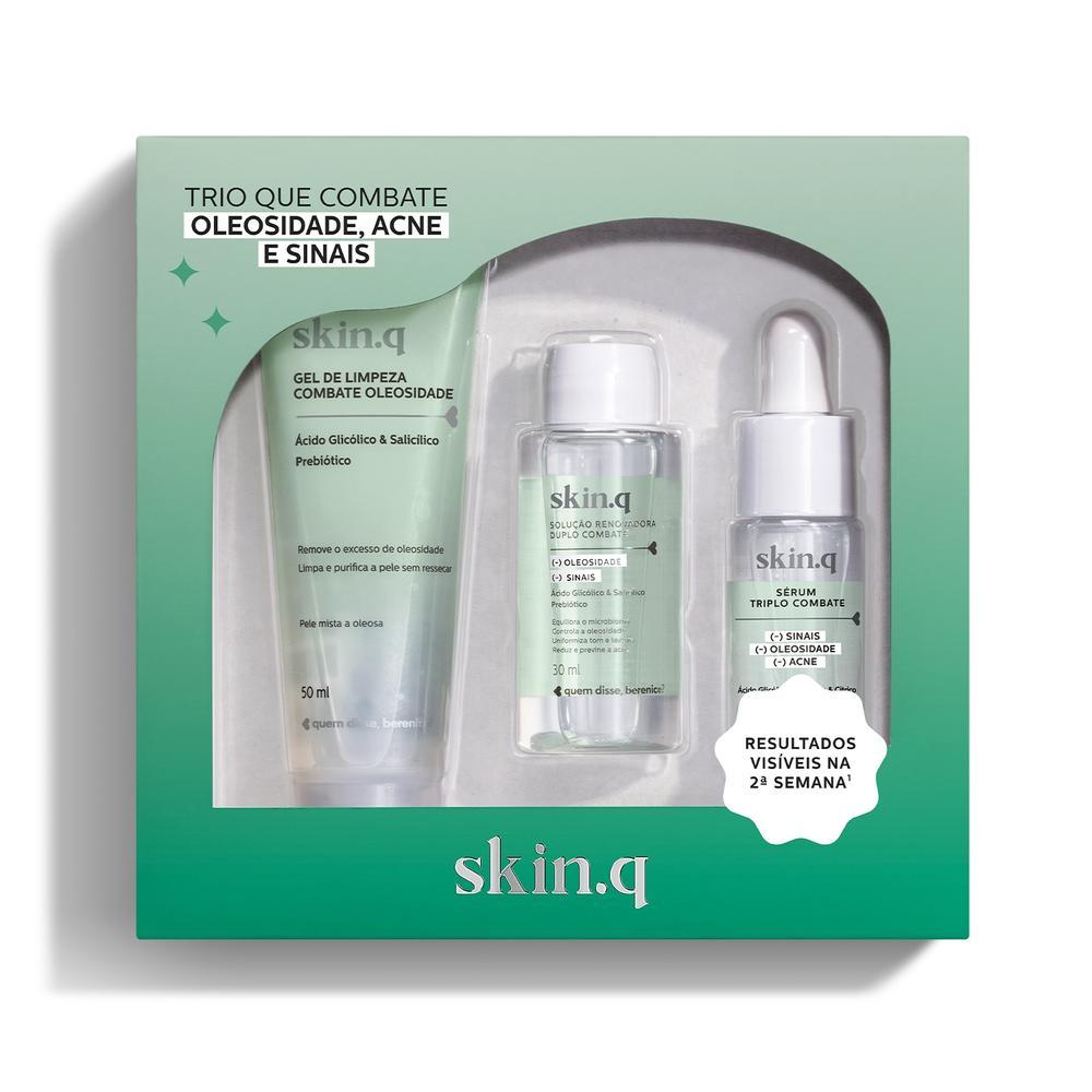 Kit Mini Combate Oleosidade Skin.q (3 itens) em Oferta na Shopee