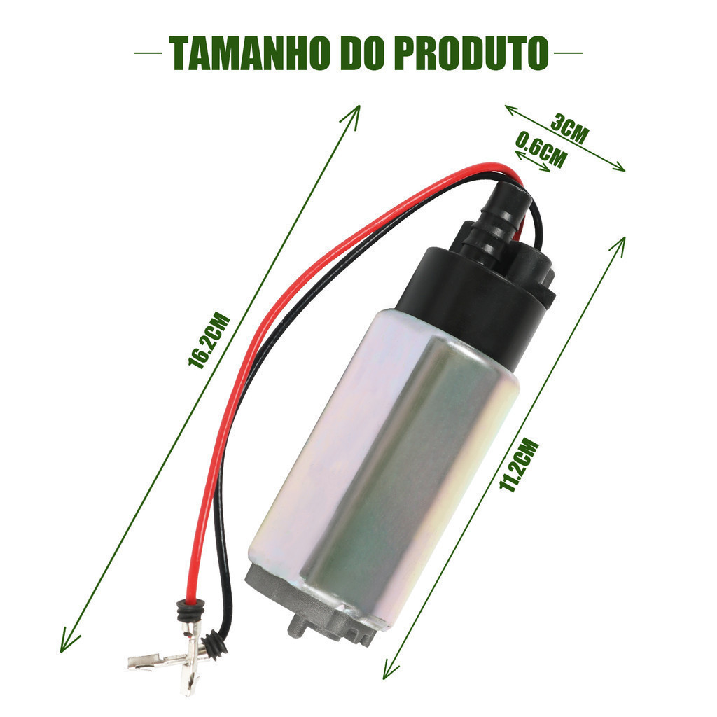 Detalhes do Kit Bomba Combustível Universal Modelo FLEX Fiat Fiorino Palio VW Gol Ford Escort