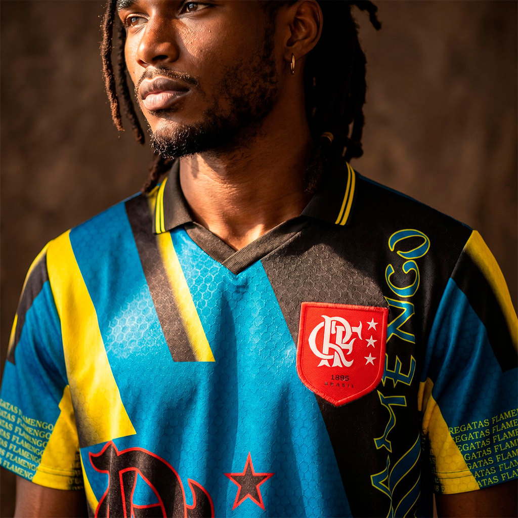 Camisa Flamengo Retrô Goleiro 1997 Masculina