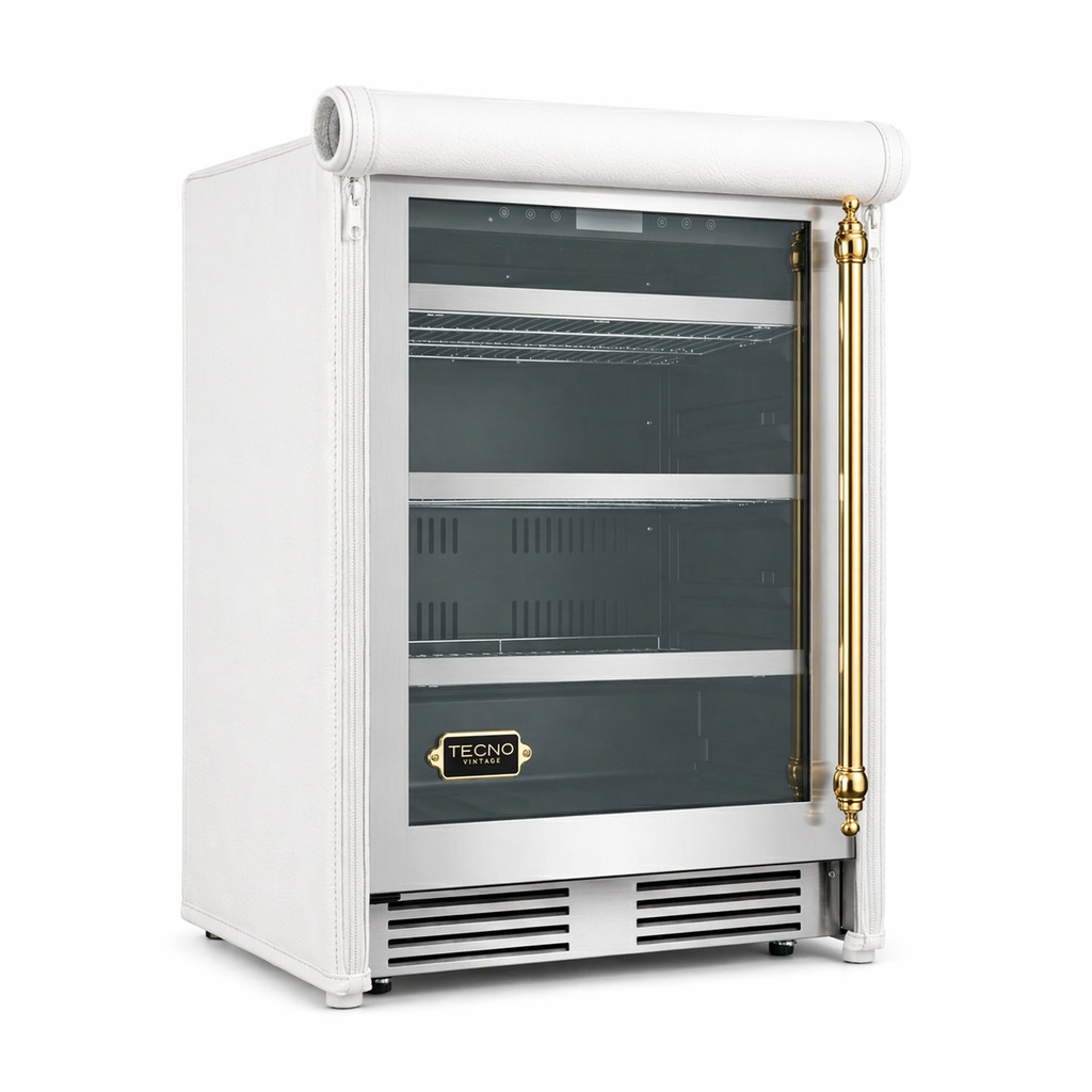 Capa Para Frigobar Tecno 136L -TR14BVDB - Corino Branco Luxo
