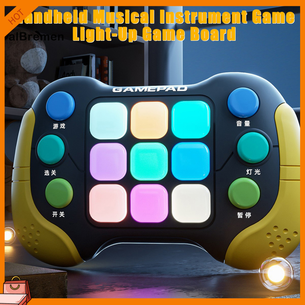 (Novo) Jogo De Instrumento Musical Portátil Fidget Toy Com Modo De Música Fast Push Music Game Eletrônico Brain Memory G