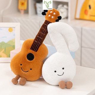 Rytanda Bonito Simulação Violino Brinquedo De Pelúcia Para Criança Menina Guitarra Nota Boneca Instrumento Travesseiro Q