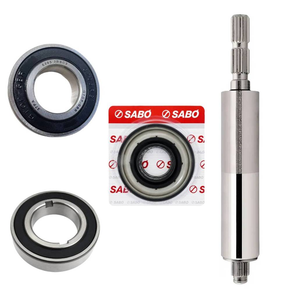Tubo E Eixo Rolamentos E Retentor Para Electrolux Lm06 Lm06a