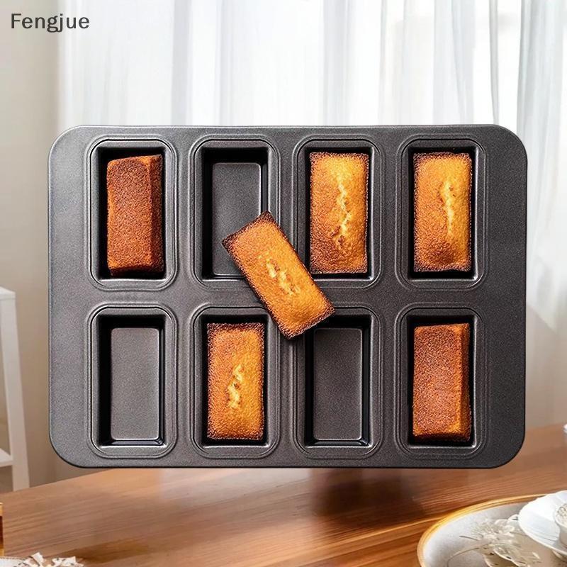 Fengjue 1 Pçs 8 Molde Bandeja De Cozimento Mini Panelas De Pão Torrada Muffin Não Sti Pan Forno Cupcake Ferramentas Para