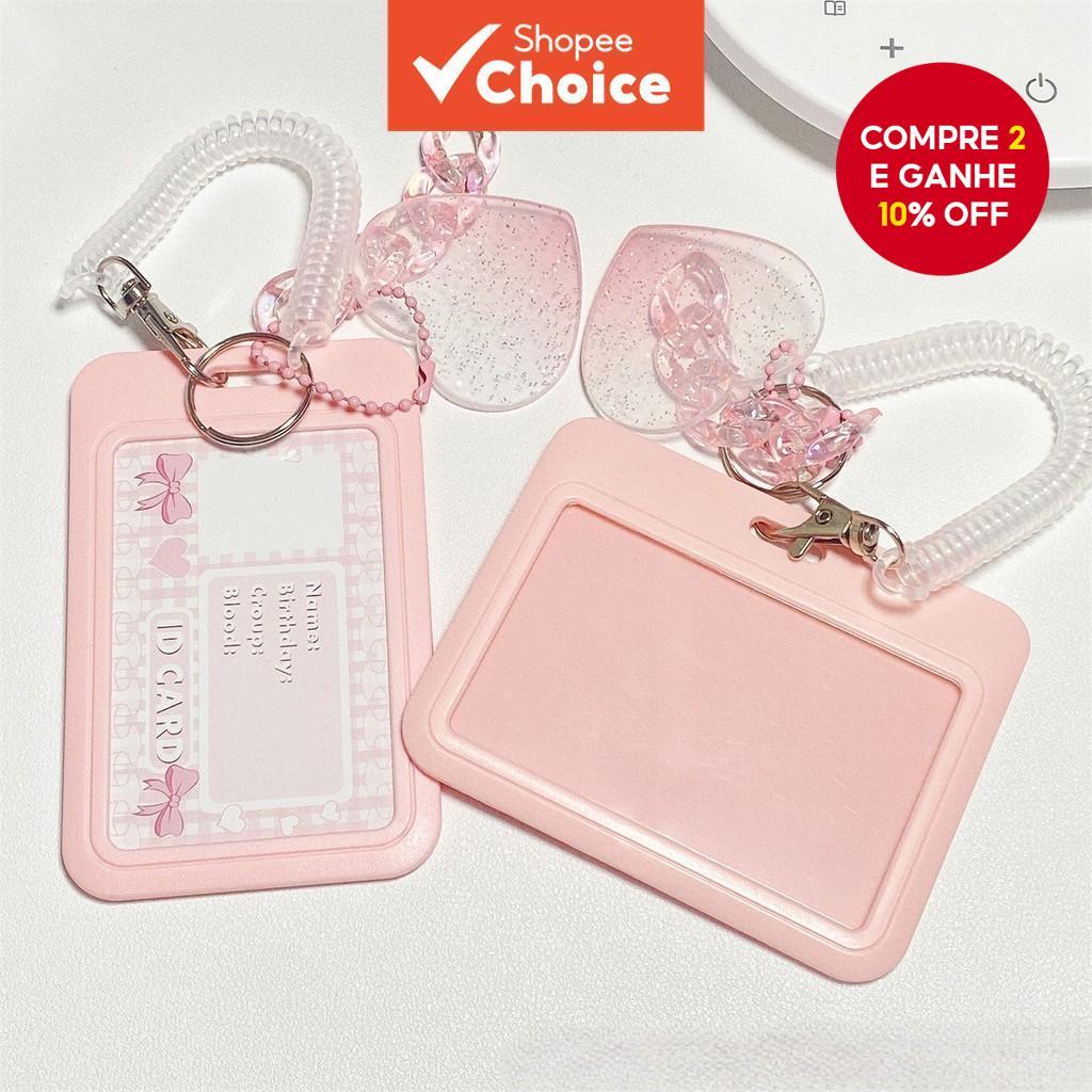 Suporte Para Cartão Fotográfico Kpop Acrílico De 1 Unidade , Moldura De Exibição De Organizador Com Chaveiro Pingente De