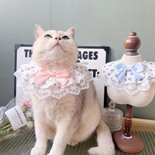 ​ Cão Gato Babador Acessório Bonito Princesa Fada Bowknot Baba Toalha Pet Laço Colar Cachecol Decoração De Festa